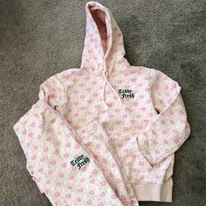 TEDDY FRESH ARGYLE set, pink, S (SOLD OUT)